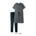 Cho con bú sữa mẹ trước khi sinh và sau sinh quần áo cho con bú tại nhà bằng cotton nguyên chất sử dụng kép cho phụ nữ mang thai - Giải trí mặc / Mum mặc