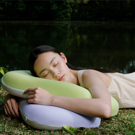 半练双面c位枕分区凉感枕头护颈椎助睡眠记忆棉睡觉专用凝胶枕