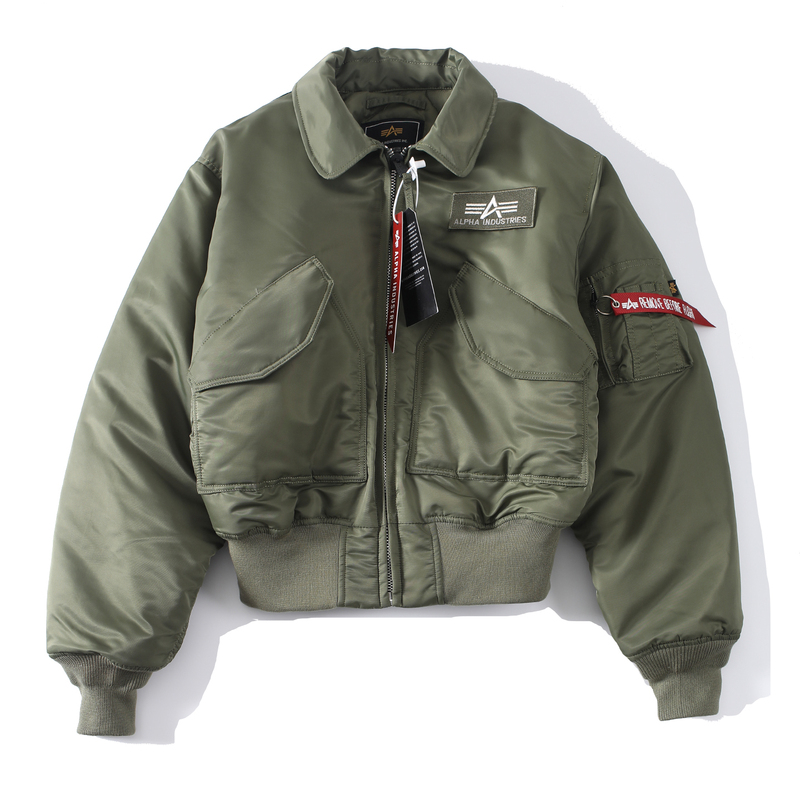 Alpha Pure Original Cw-45P Flight Jacket Ma1 Men's Winter Military Style Cotton Coat Thickened Turn-Down Collar Pilot Jacket Alpha Pure Original Cw-45P Flight Jacket Ma1 Men's Winter Military Style Cotton Coat Thickened Turn-Down Collar Pilot Jacket