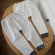 Songyou Xisongwu Boys Children Cotton Cotton Layer Cotton Quần legging Mùa thu Quần Quần mỏng Quần nhiệt Đồ lót 2