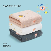 Хлопковое большое милое быстросохнущее банное полотенце для взрослых подходит для мужчин и женщин, комплект, 3 предмета