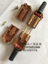 Bakelite plug 250v-10a double screw crimping par light stage lighting male and female butt plug factory direct sale
