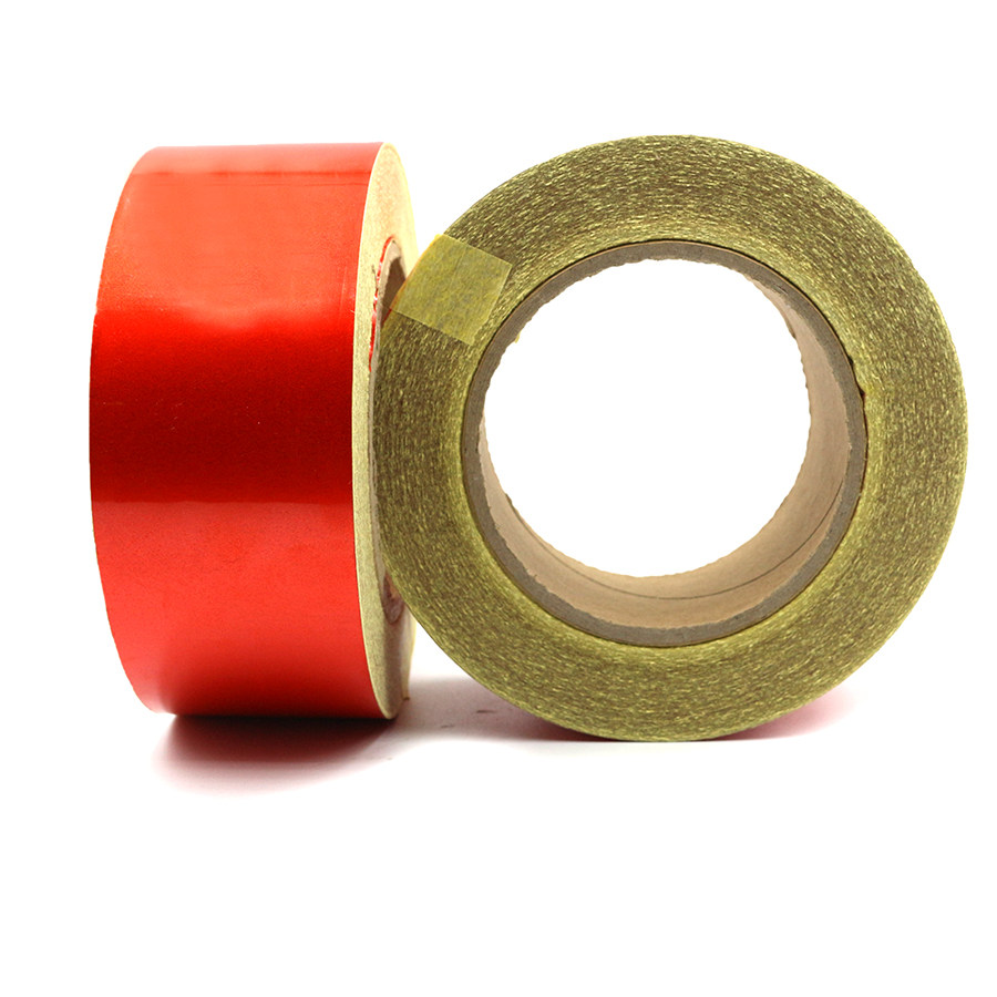 50MM red reflective paper Safe Reflective Film Caution Tape Traffic Alert Floor Sticker Mark Crossed floor adhesive tape