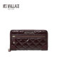 Kate Weeks and MZ Wallace Nylon Lacquered Crosby dài Wallet Wallet dài