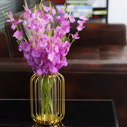 Танцующая орхидея симуляция цветочниц высокий качественный фальшивый цветок