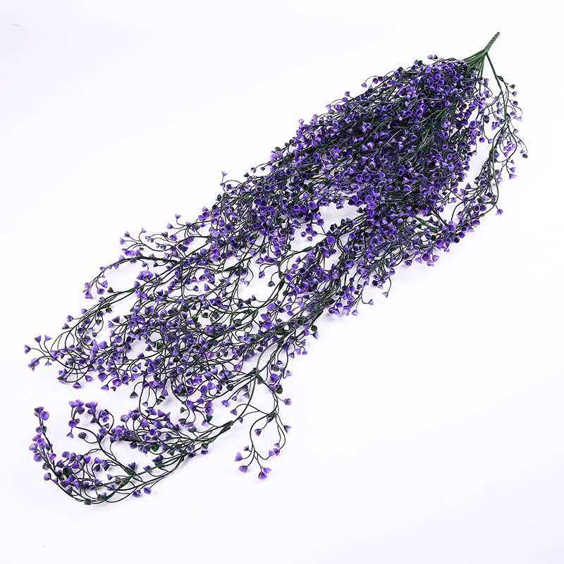 New simulation flower vine plant Admiralty willow wall hanging flower fake flower rattan home indoor wall decoration flower Chlorophytum