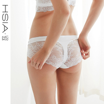 HSIA ya lace side waist seamless boxer sexy invisible thong cotton bottom crotch womens underwear
