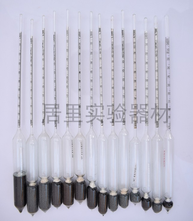 比重计 液体密度计 玻璃密度计 玻璃浮计 婆梅计 婆美比重 测密度