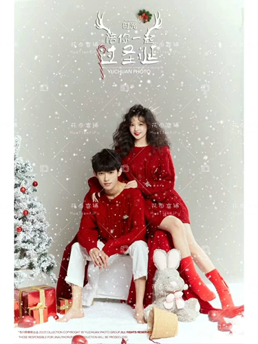 Фотостудия, новая крытая красно-белая снежная сцена, рождественская тема, фотоодежда, осенняя и зимняя фотография в стиле чистой похоти, художественные фотографии