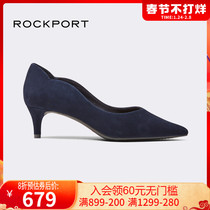 Rockport Lebu 2020 new women's shoes business pointed shoes comfortable heel shoes CI2257