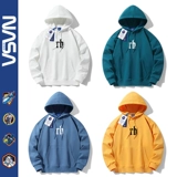 Утепленная толстовка, толстовка с капюшоном, демисезонный балахон, в американском стиле, оверсайз