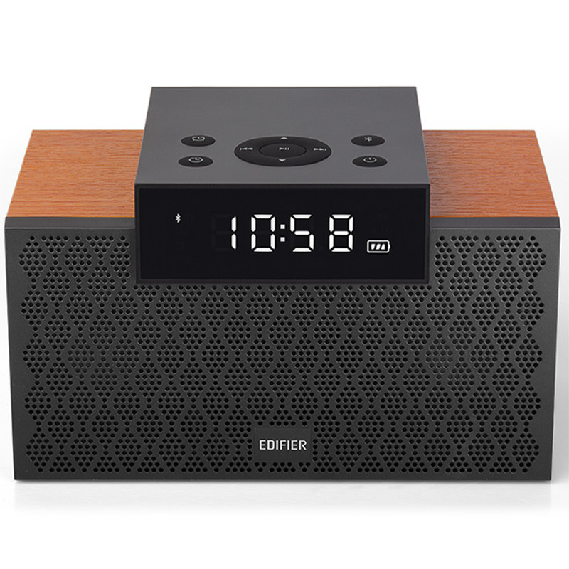 Edifier/Edifier M260 Bluetooth Speaker Home Music Alarm Clock Audio Player with Card Slot, USB Flash Drive, Tf Card, Heavy Bass, Portable, Rechargeable, Fitness, with Screen, High Volume, Multi-Function, Wireless