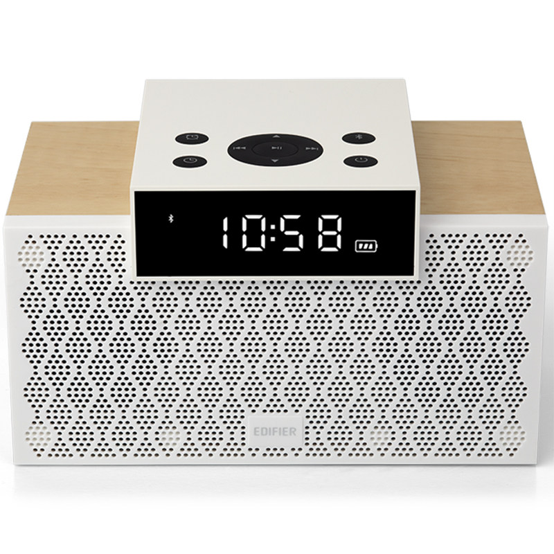 Edifier/Edifier M260 Bluetooth Speaker Home Music Alarm Clock Audio Player with Card Slot, USB Flash Drive, Tf Card, Heavy Bass, Portable, Rechargeable, Fitness, with Screen, High Volume, Multi-Function, Wireless