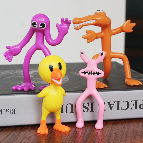 Радужная фигурка для друга, зеленая игрушка, монстрик