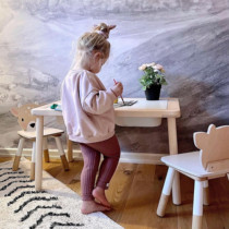 Spot American Tender leaf toys children forest toy table and chair combination Fox fawn Rabbit chair