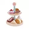 Domestic hair PlanToys wooden cut fruit and vegetable kitchen cut Le look at the family wine birthday cake tower