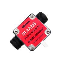 OF06ZAT oil flow meter 6 split flow sensor turbine flow meter PA66 milk emulsion edible oil RS485