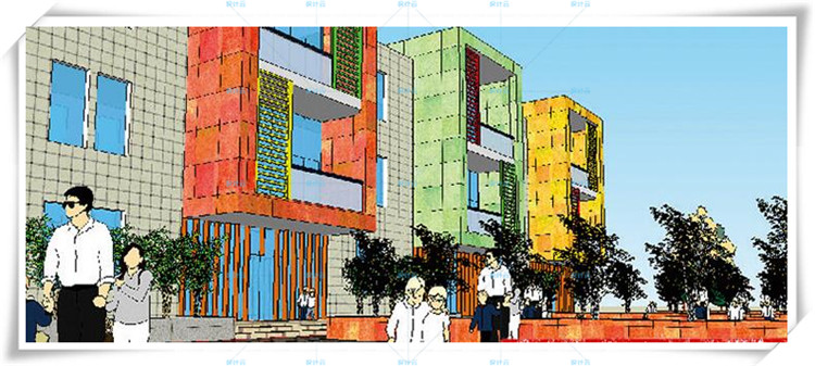 SJ040SU幼儿园模型库素材建筑方案 sketchup模型景观设计-15