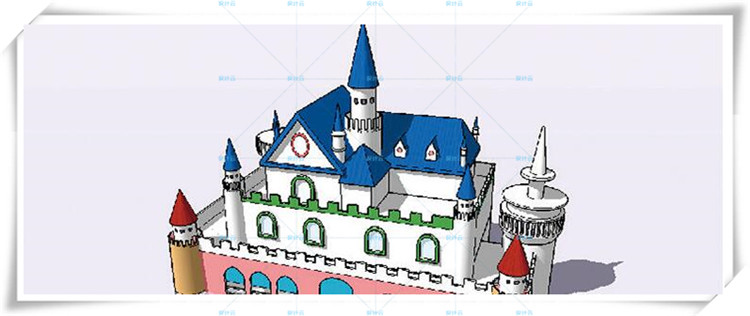 SJ040SU幼儿园模型库素材建筑方案 sketchup模型景观设计-27