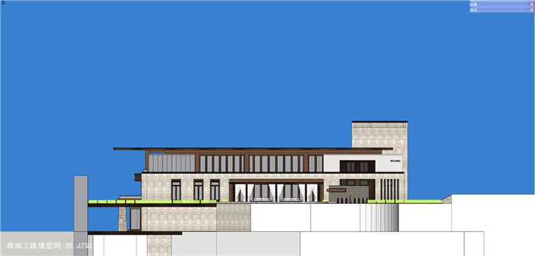 SU00111重庆鹏汇星耀天地会所by上海致逸重庆博建su精细模型-15