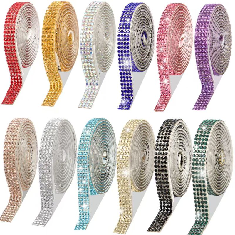 Rhinestone Decorative Strips DIY Pants Side Rhinestone Embellishments Handmade Jewelry Sandals Fabric Car Interior Crystal Sparkling Rhinestones Rhinestone Decorative Strips DIY Pants Side Rhinestone Embellishments Handmade Jewelry Sandals Fabric Car Interior Crystal Sparkling Rhinestones