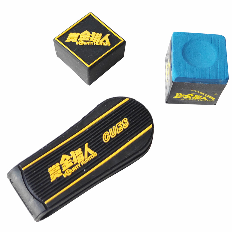 Bounty Hunter magnet Mute billiards Qiao powder clip Qiao Ke clip Eraser gun Powder shell clip bag pen Professional billiards accessories