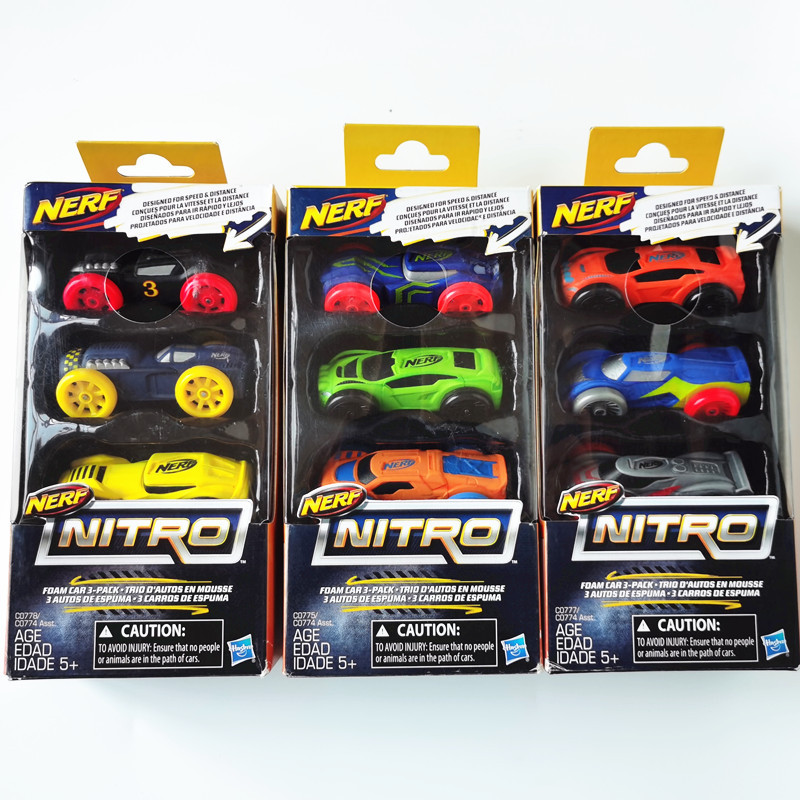 Nerf Heat Rocket Speeder Stunt Car Three Small Car Refill Pack Boys' Competition Toy Nerf Heat Rocket Speeder Stunt Car Three Small Car Refill Pack Boys' Competition Toy