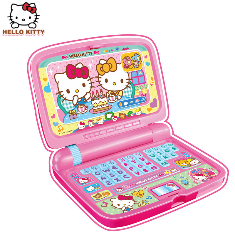 HELLO KITTYHello simulation laptop KT50087 girl pretending to be home wine educational toys