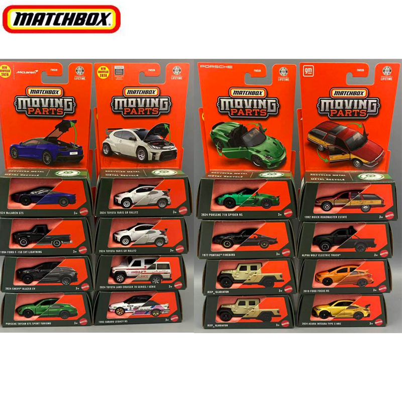 Matchbox Toy Car Model with Openable Doors, Featuring Porsche, Toyota Gr, and Other Brands, Alloy Car Model Fwd28