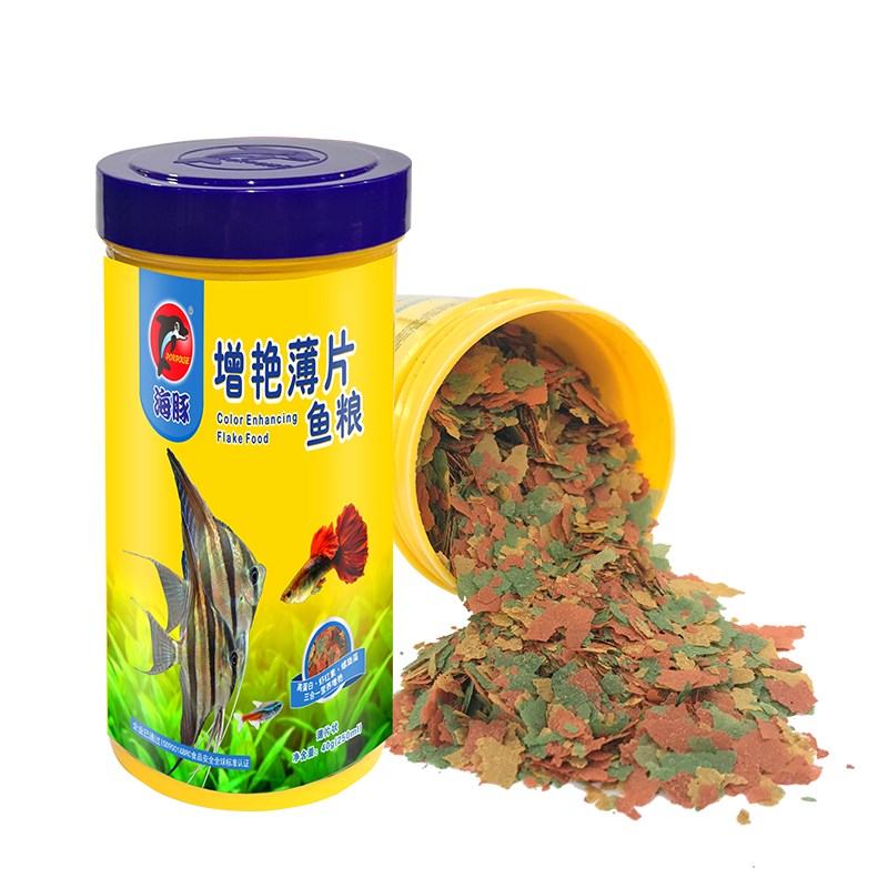 Dolphin fish food bag fish food brightening slice tropical fish feed bag food price