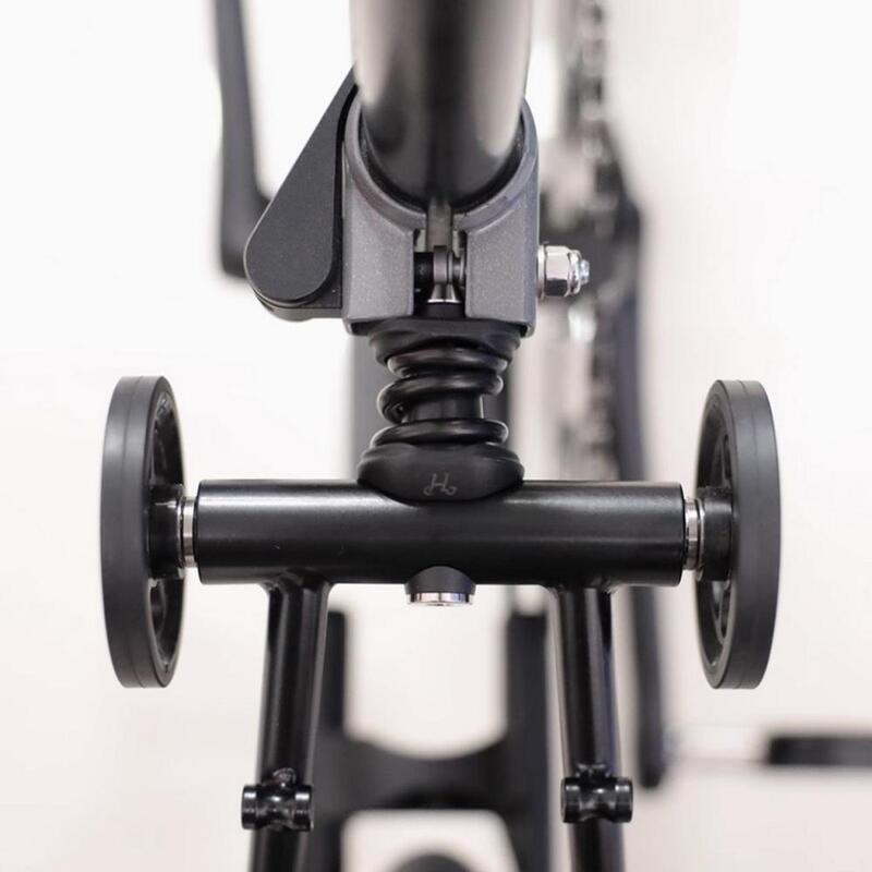 Taiwan Hh Xiaobu Folding Bike Modification Parts P/Tline Titanium Shock Absorber Titanium Spring Shock Absorber with Titanium Screws 44g