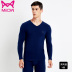 mens catman và womens ấm bộ đồ lót mùa xuân và mùa thu cặp vợ chồng bông quần nhung mùa thu thiết cotton thoải mái lớp duy nhất. 