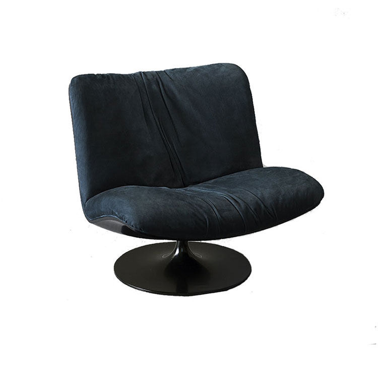 Italian modern fabric living room leisure single chair Nordic sofa hotel model room leisure chair reception chair