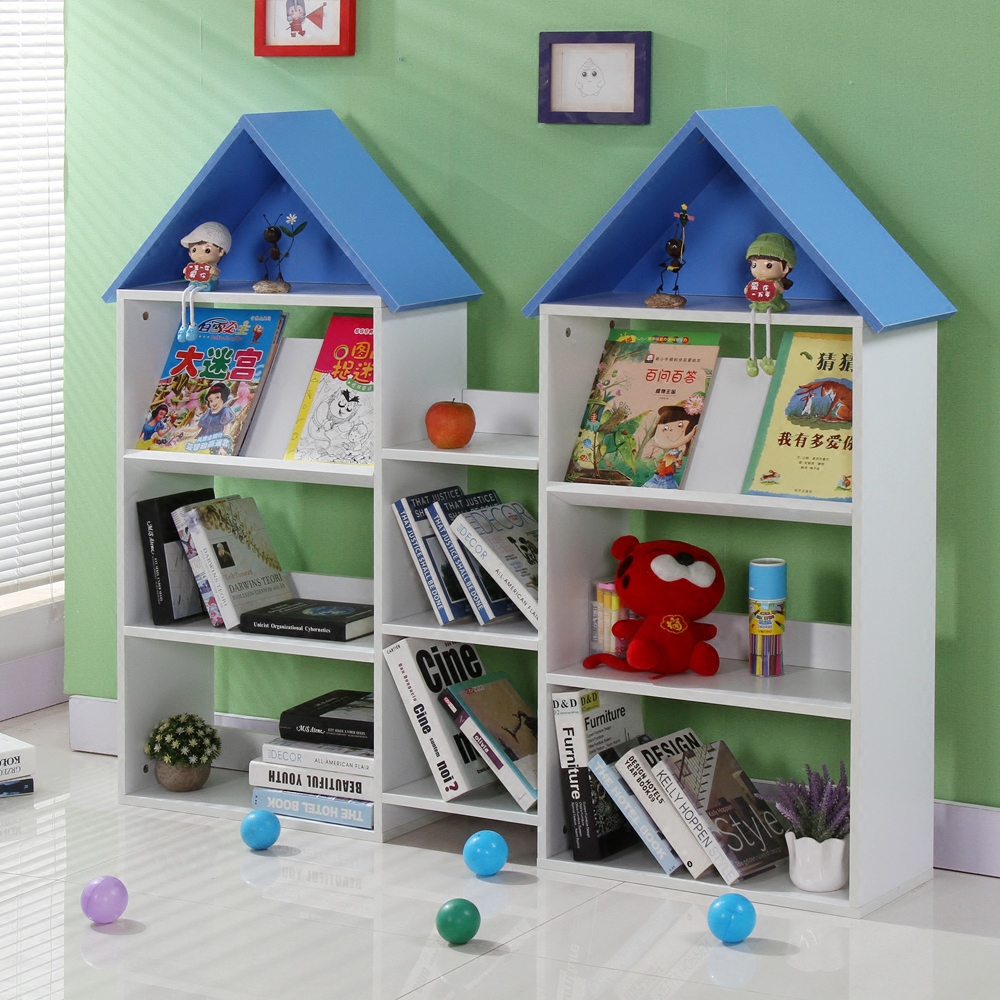 Kindergarten Book shelf Display Frame of the Noon Care Class Center Early Education Training Institution Creative Children's Bookshelves