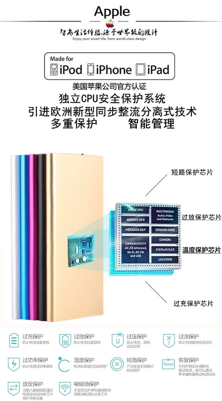Sạc dung lượng lớn 80000 phổ quát mAh 50000 phim hoạt hình dễ thương siêu dễ thương đích thực vivo kê Samsung siêu mỏng Huawei vinh quang opp Meizu điện thoại di động Apple 8 X