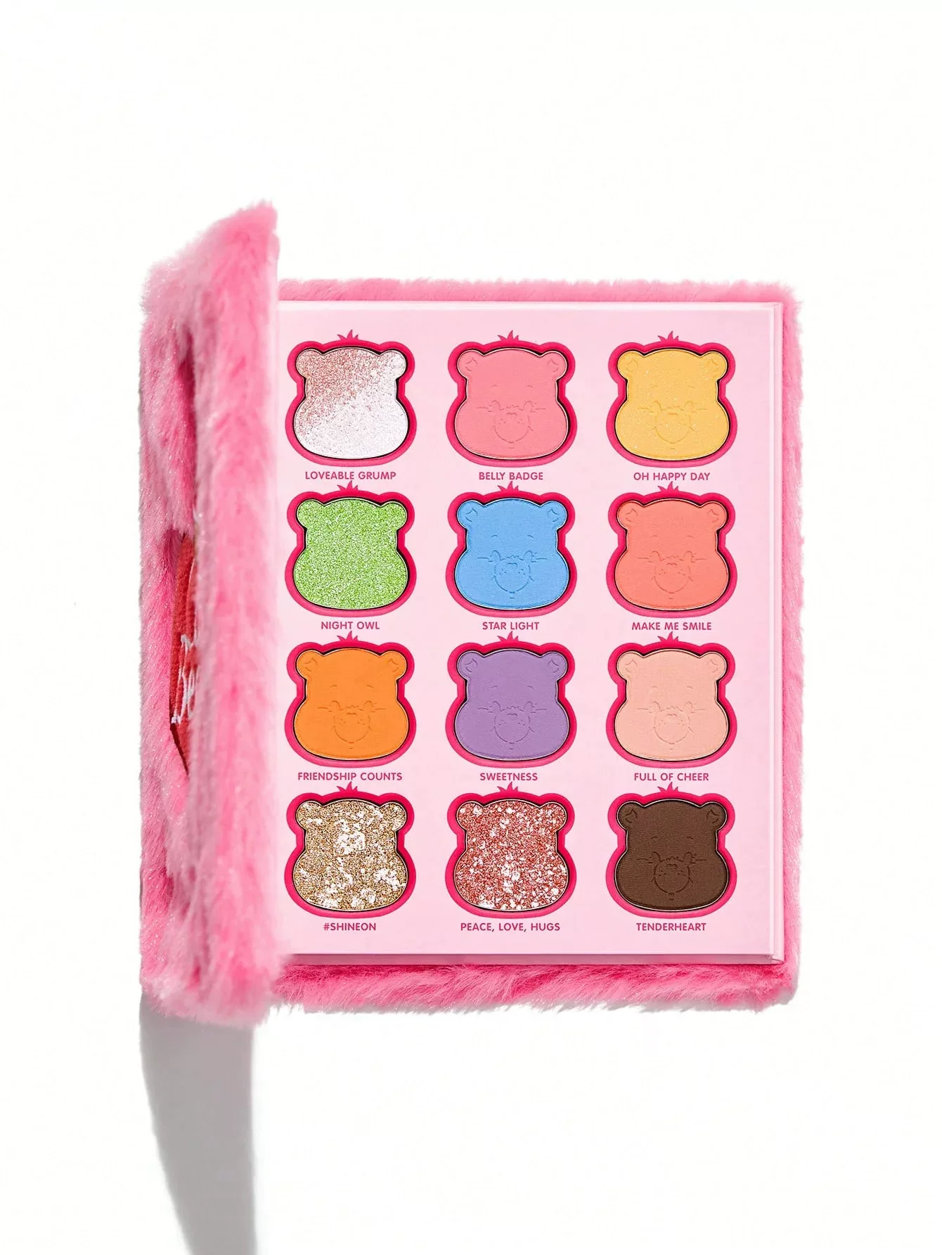 «Готовый запас» Палетка теней для век и глосс для губ Sheglam Care Bears Joint Eyeshadow Palette Lip Glaze Set Blush