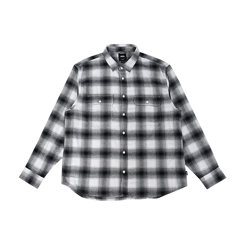 Vans New Men's Plaid Top Sports Casual Trendy Versatile Long-Sleeved Shirt Vn000Tajkig