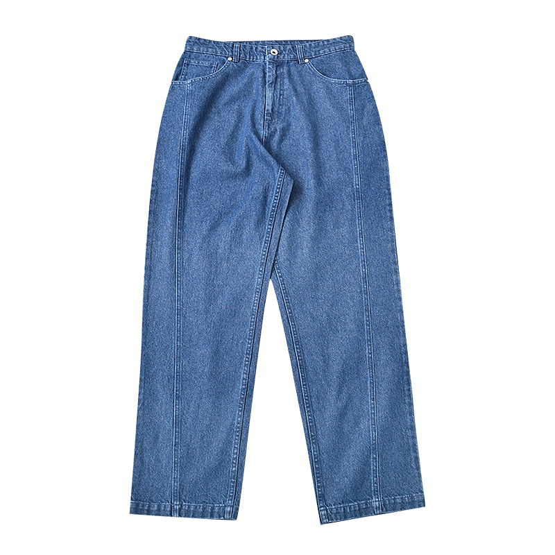 Converse New Men's Denim Pants, Sports Casual Loose Trendy Versatile Straight-Leg Pants Mcj421