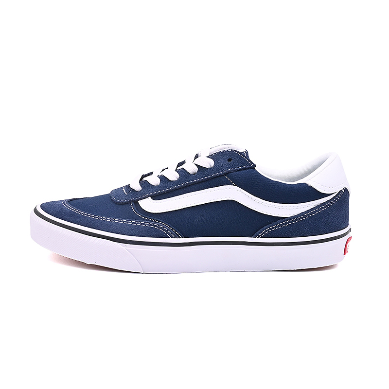 Vans New Brooklyn Ls Blue Trendy Retro Casual Shoes Sports Sneakers Vn000D7Qlkz