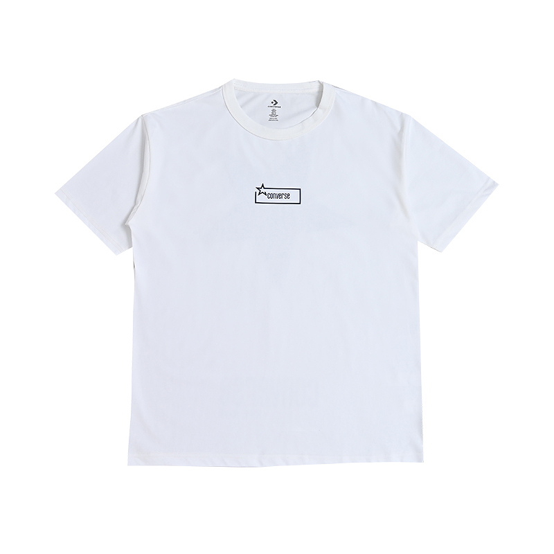 Converse Summer New Men's Trendy Versatile Round Neck Short-Sleeved Five-Pointed Star Casual T-Shirt Mcj785