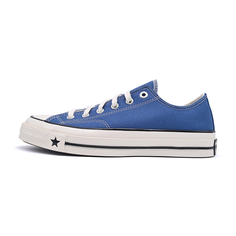 Converse Couple's Classic Blue Trendy Versatile Sports Casual Sneakers Low-Top Canvas Shoes Converse Couple's Classic Blue Trendy Versatile Sports Casual Sneakers Low-Top Canvas Shoes