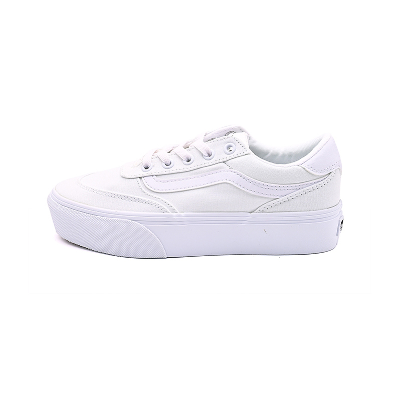Vans New Brooklyn Ls Platform Women's Low-Top White Sneakers Vn000Dc4Www