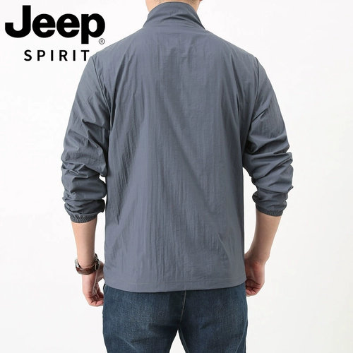 Jeep, шелковый джип, летняя одежда для защиты от солнца, ультрафиолетовая легкая и тонкая дышащая дорожная ветровка для рыбалки, защита от ультрафиолета