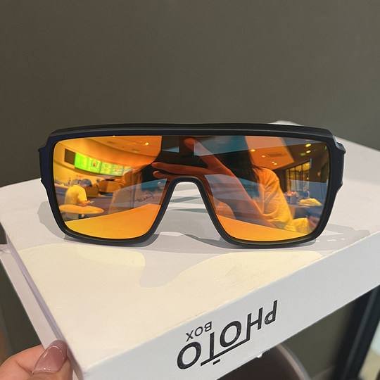 2025 new oversized frame polarized sunglasses for men and women, sunshade, slimming, myopic sunglasses, mountaineering and cycling glasses