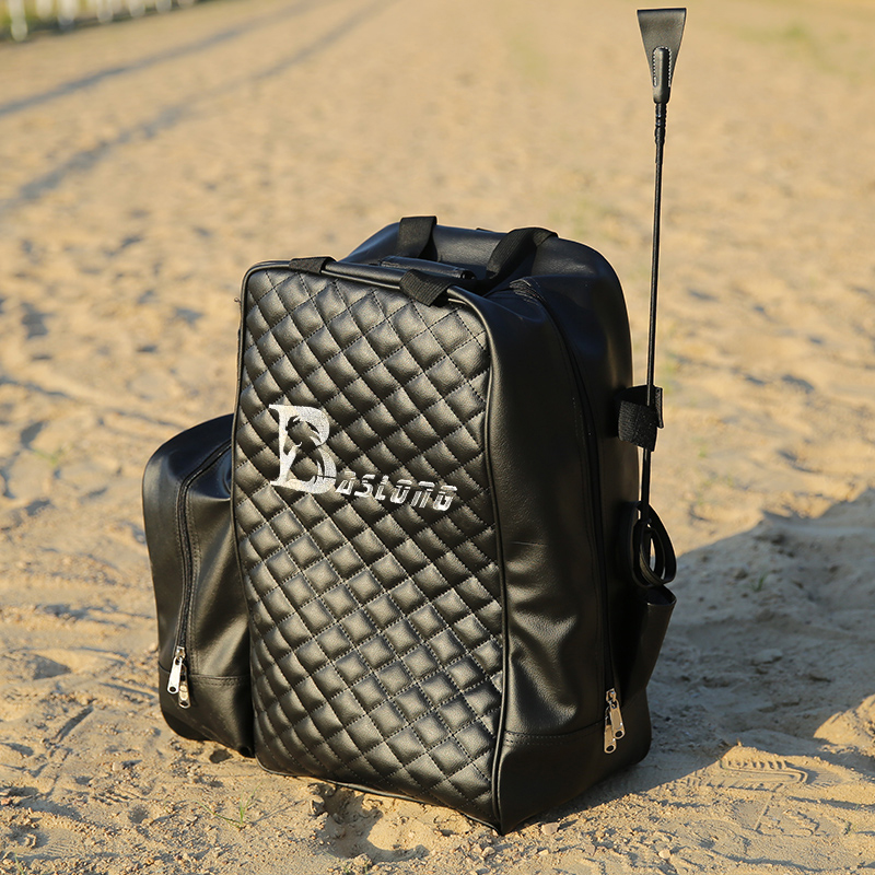Versatile leather fabric rider bag large capacity convenient and waterproof abrasion-proof and breathable horse with 8-ruler dragon horse