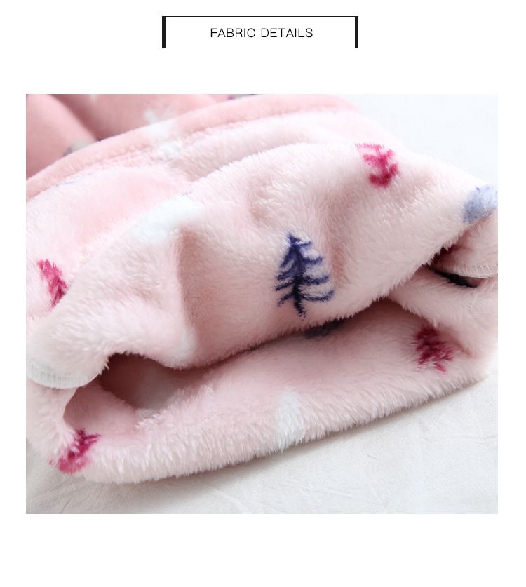 TTIITT / ba cây, quần ngủ, mùa thu đông của phụ nữ, flannel mới, ngọt ngào và thoải mái, dày, kích thước lớn, quần nhà, phụ nữ quần mặc nhà unisex