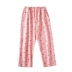 TTIITT / ba arbor Pyjama nữ mùa thu và mùa đông cotton ngọt ngào in đơn giản quần pyjama nữ tại nhà quần tây nam Quần tây