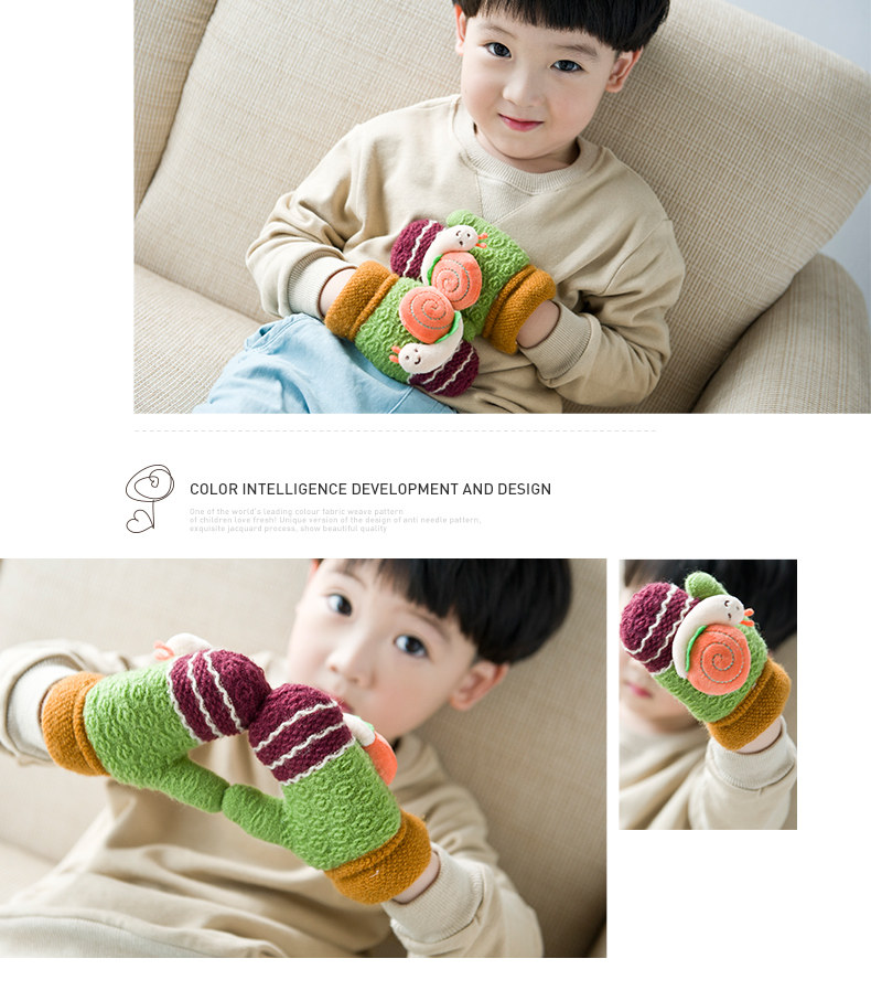 Gants pour enfants en acrylique - Ref 2146523 Image 30