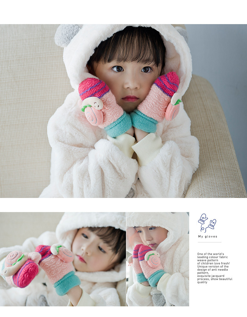 Gants pour enfants en acrylique - Ref 2146523 Image 32