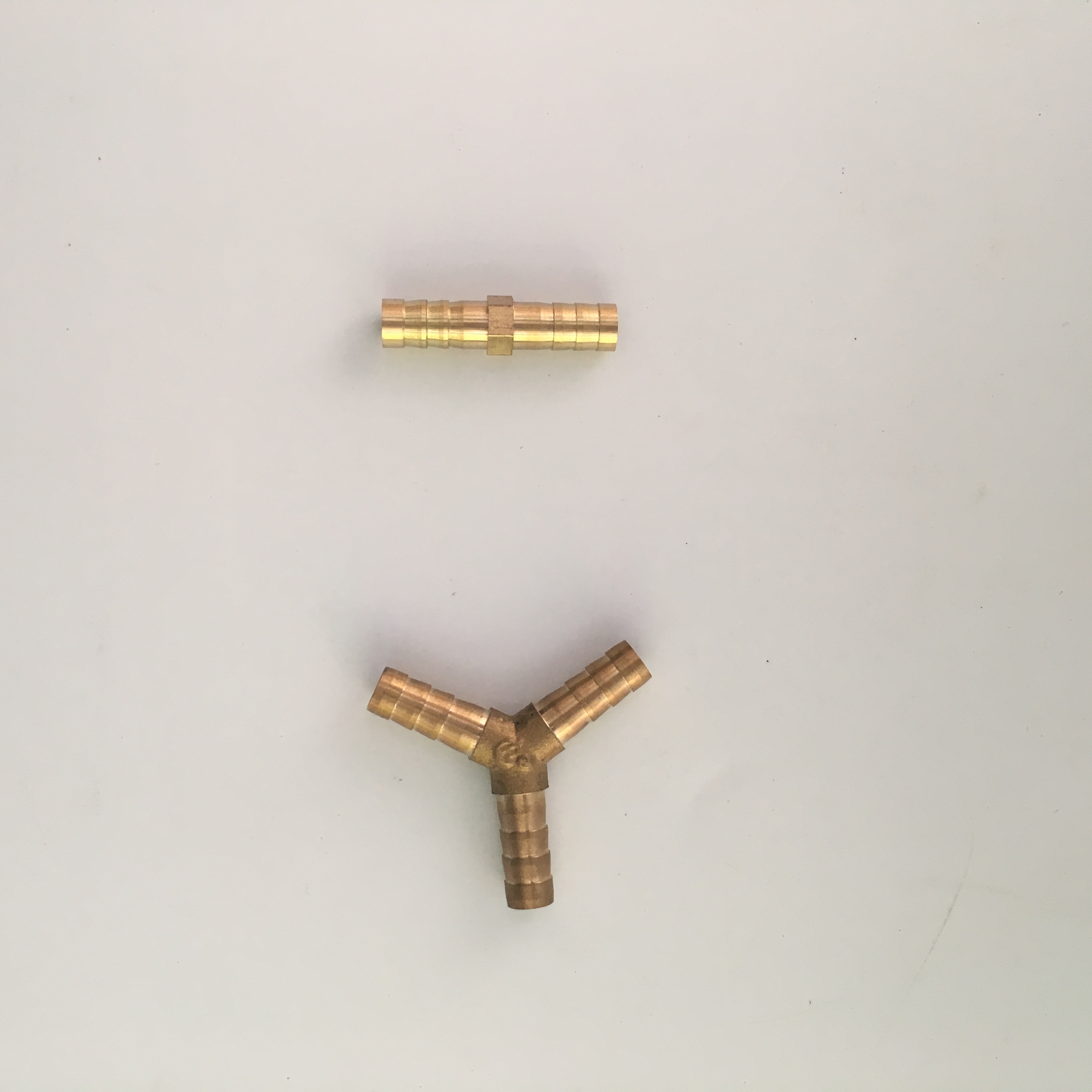 Copper pagoda joint straight through two-way word through three-way herringbone through outer diameter 8MM mm hose Acetylene oxygen tube